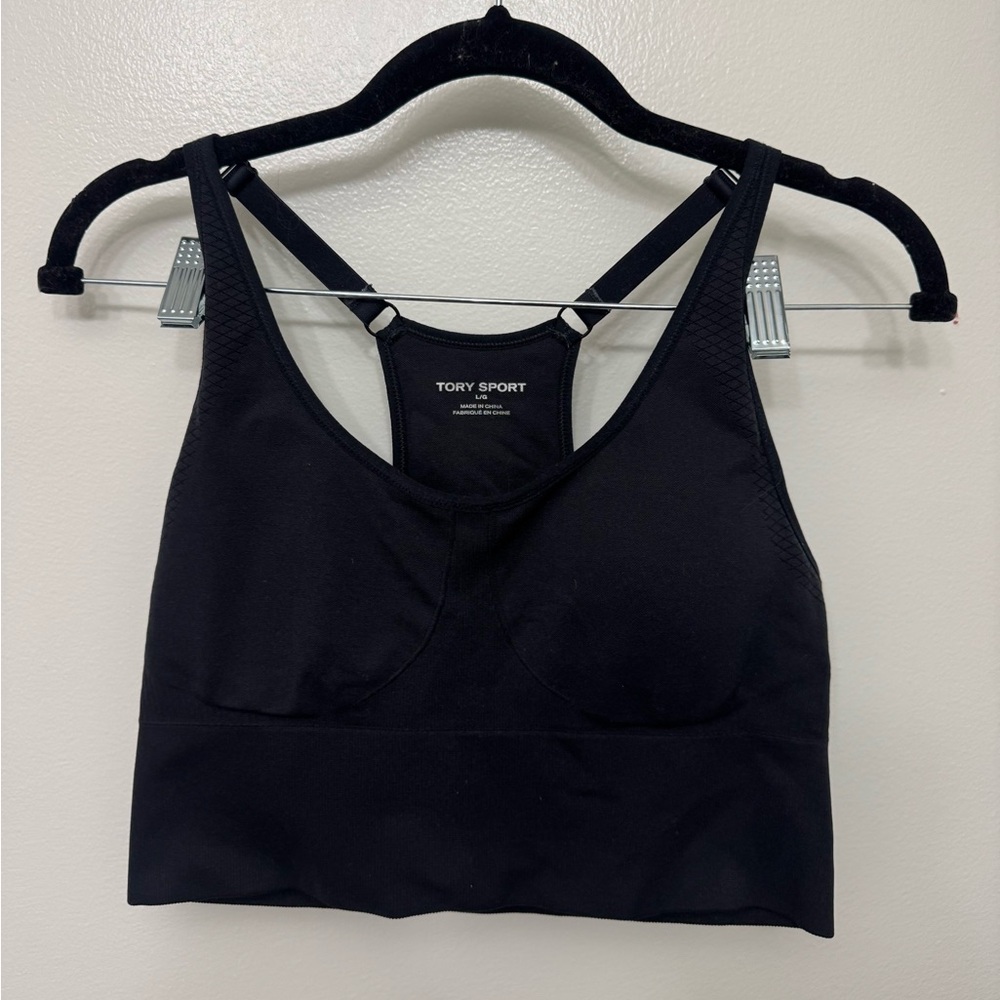 EUC Tory Sport Seamless Adjustable Sports Bra | Women's Yoga & Training Top
